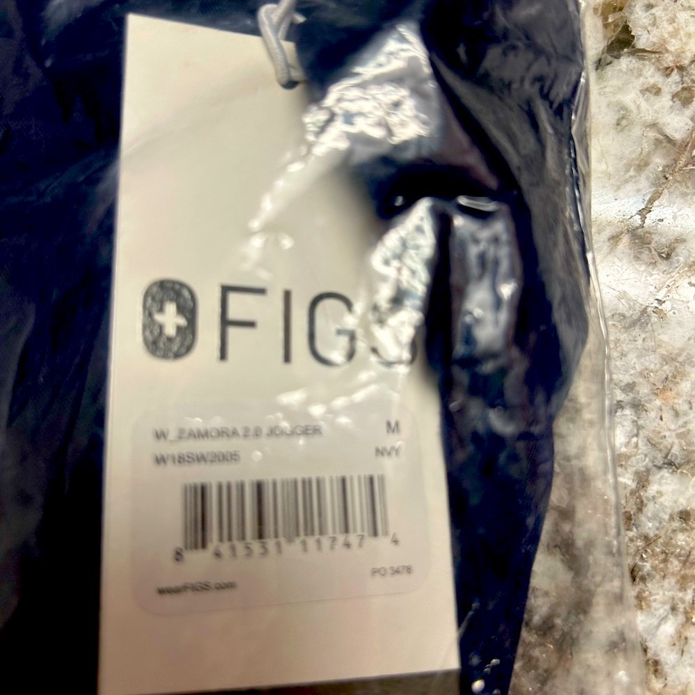 Figs navy Zamora joggers NWT